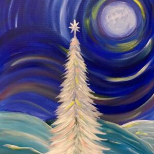 White Christmas Tree