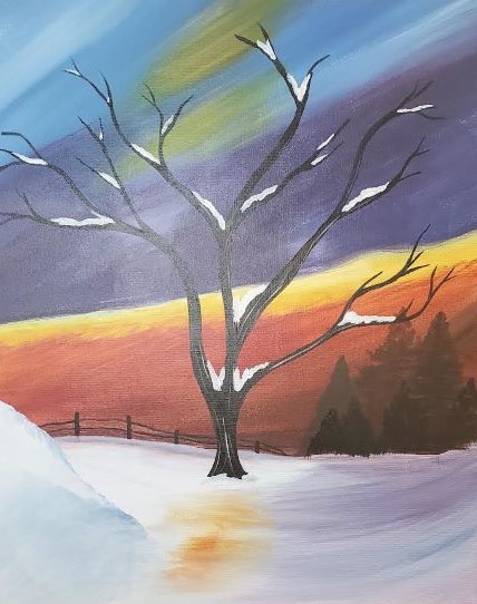 Silent Winter Adult Paint Class