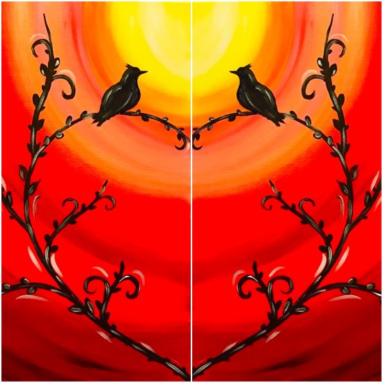 red-love-birds-couples-painting-adults-cheers-n-paint-cary-nc