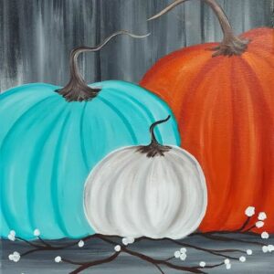 Three-Pumpkins-And-Cotton-Cheers-N-Paint-Cary-Nc