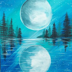 teal-moon-reflection-cheers-n-paint-cary-nc