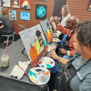 family traditions Sip n Paint Events in Cary, NC
