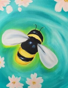 Hunny Bee: Sip And Paint In Studio Adult Class