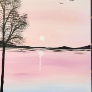 Peaceful Serenity by the lake Cheers N Paint Cary, NC