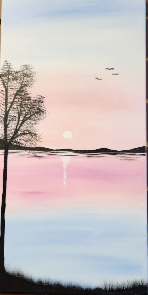 Peaceful Serenity By The Lake Cheers N Paint Cary, Nc