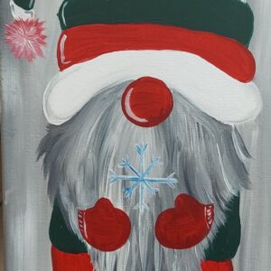 Winter Gnome Cheers N Paint Cary Nc 27519