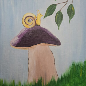 Snail-Life-kids-paint-Cheers-n-paint-cary-nc-cheers-n-paint-
