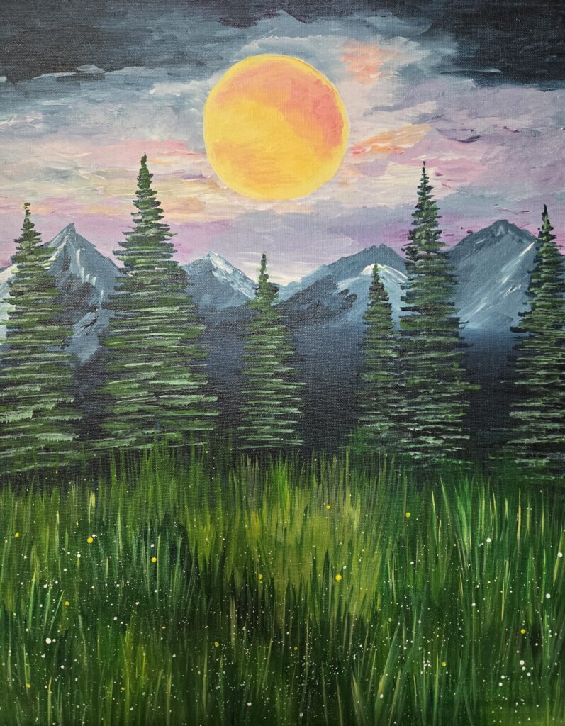 Mountain Glow-cheers-n-paint-sip-n-paint-cary-NC-27519 Mountain-Glow-cheers-n-paint-sip-n-paint-cary-NC-27519