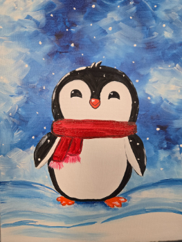 Little-Splatters-Chill-Penguin-Kids-Paint-Class