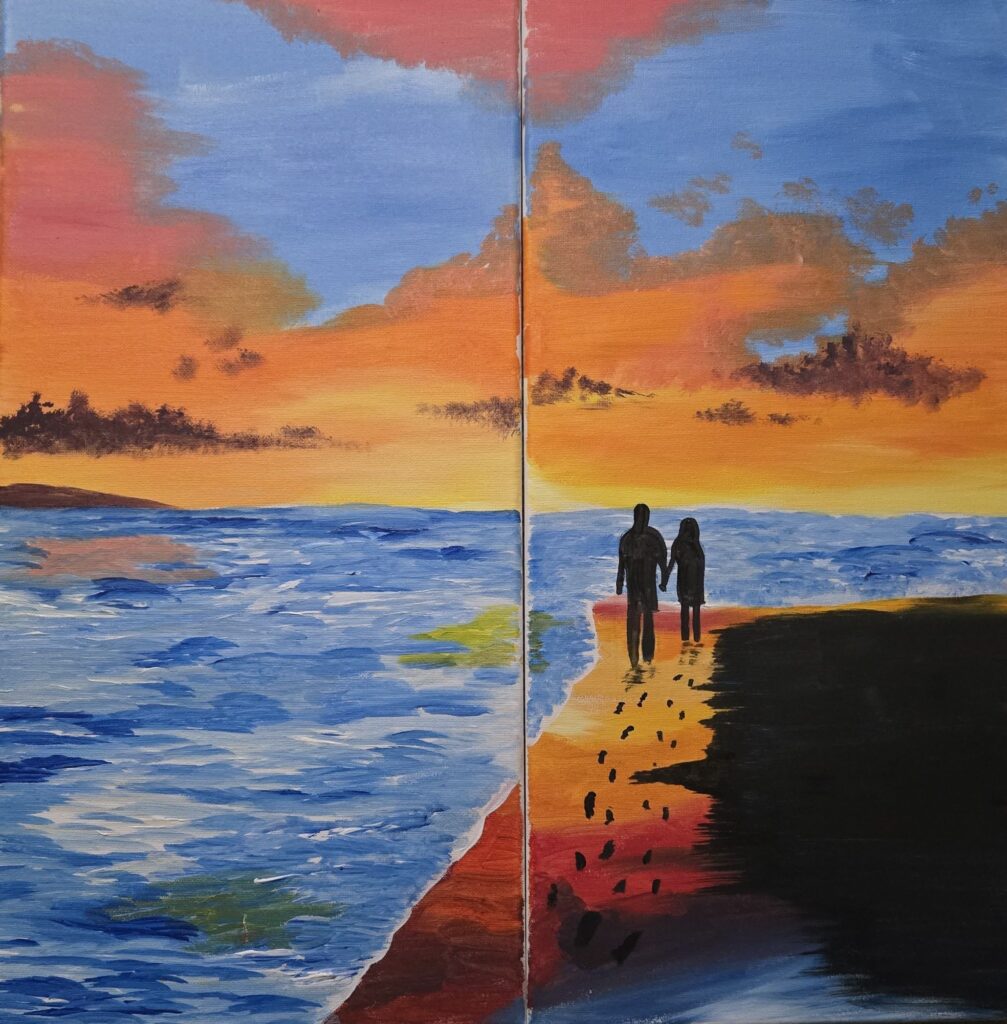 Together-At-Dusk-Cheers-N-Paint-Sip And Paint