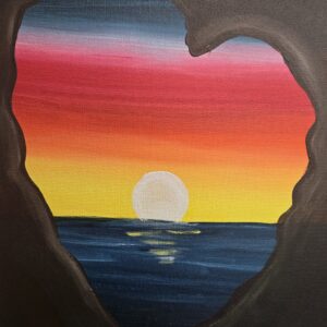 Heart-Sunset-Little-Splatter-Kids-Paint-Session-Cheers-N-Paint-Cary-Nc-27519