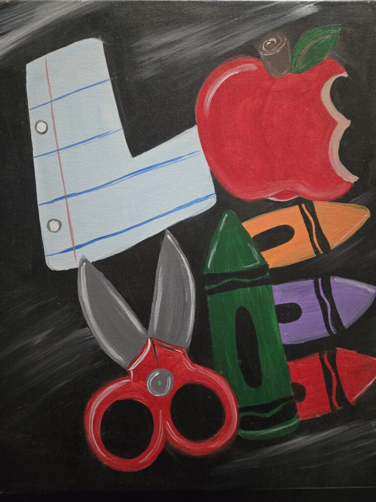 Love School Teacher Cheers N Paint Cary Nc