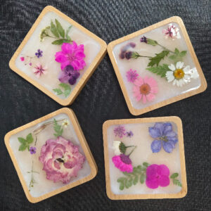 Sip-n-Bloom-Bright-Floral-Coasters-cheers-n-paint-cary-NC