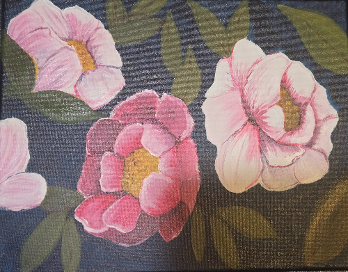 midnight-in-bloom-paint-n-sip-cheers-n-paint-cary-NC