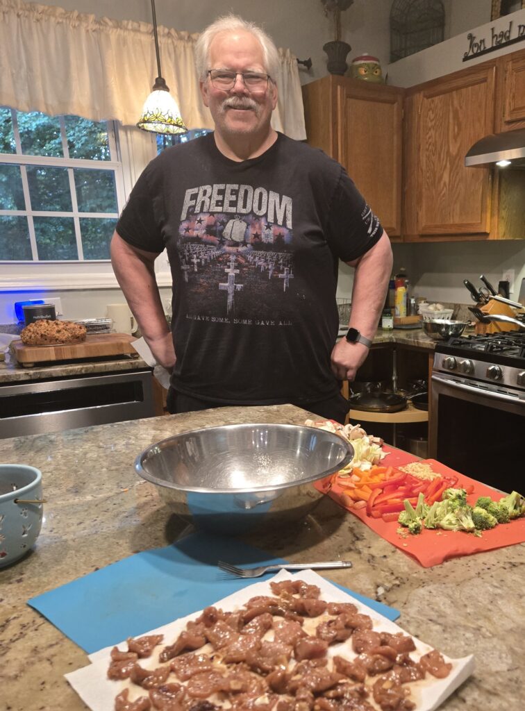 Bob In The Kitchen Cooking