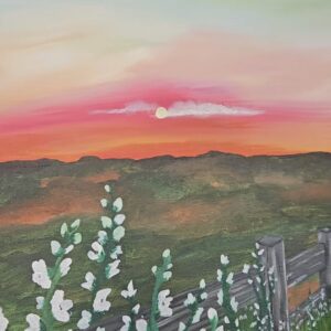sunset-on-the-country-road-cheers-n-paint-cary-NC