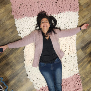 chunky-blanket-cheers-n-paint-cary-NC