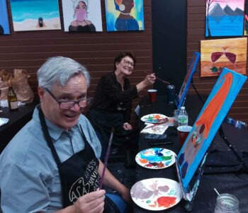 paint n sip art class in cary nc